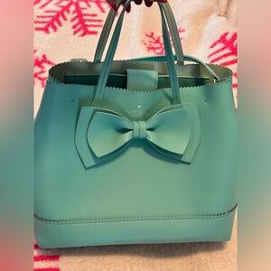 Kate Spade ♠️ Vanderbilt Tiffany Blue Shoulder Bag Crossbody Purse